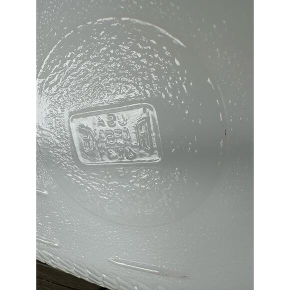 Vintage Milk Glass Fish by Glasbake McKee, 9 inch Fish Shape Baker, Seafood Dish - Picture 11 of 15